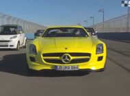 Video test Mercedes SLS AMG e-Cell