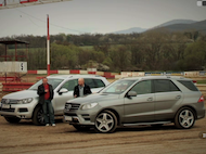 Video test VW Touareg vs Mercedes ML