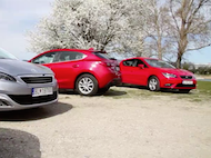 Video test Porovnanie áut Peugeot, Mazda, Seat