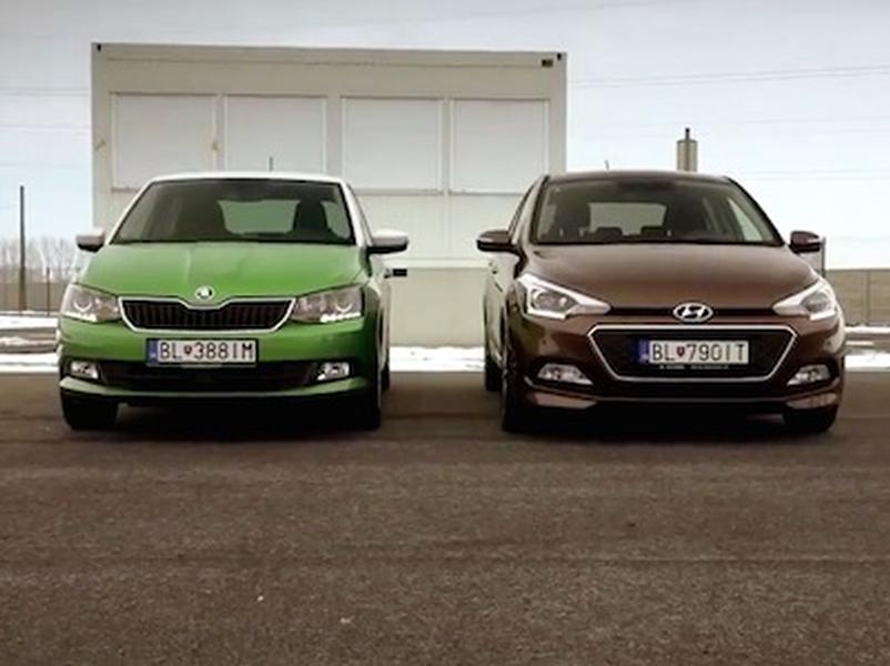 Video test Hyundai i20 1,4 16V vs Škoda Fabia 1,2 TSI