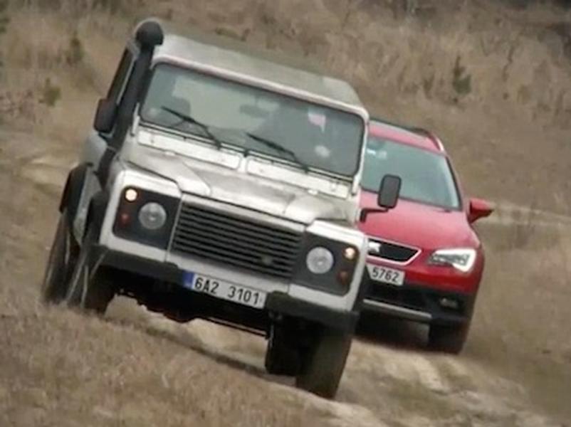 Video test Land Rover Defender vs Seat Leon X-perience