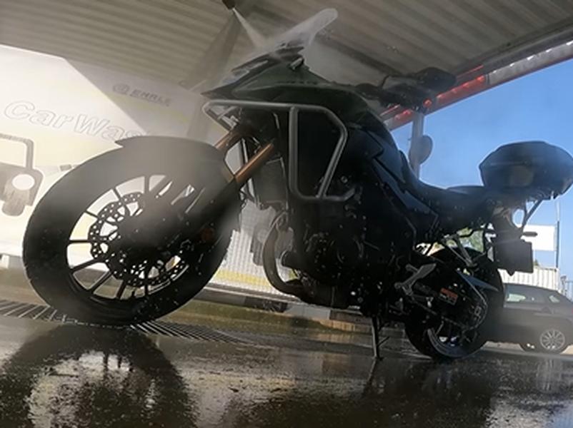Test Honda CB500X 2022 Pearl Organic Green