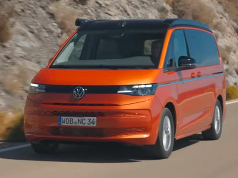 Video test Volkswagen T7 California