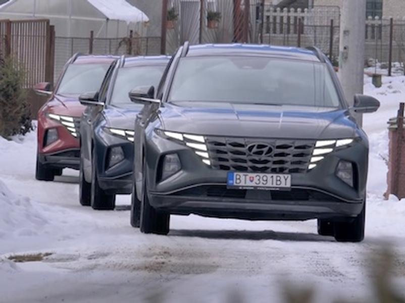 Hyundai Tucson 4x4 1,6 T-GDi vs 1,6 TGDi HYBRID vs 1,6 CRDi