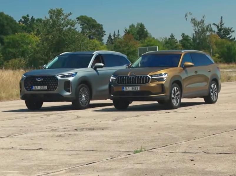 Video test Chery Tiggo 9 vs Škoda Kodiaq iV